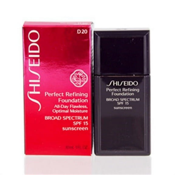 New Item SHISEIDO PERFECT REFINING ANTI AGING FOUNDATION 1.0 OZ SPF 16 SHISEIDO/PERFECT REFINING  FOUNDATION SPF 16 (D 20) 1.0 OZ (30 ML) RICH BROWN ALL DAY FLAWLESS OPTIONAL MO.