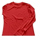 thumbnail image 4 of Summer Tops for Women Pack Compression Shirt Women Shirts Summer Long Sleeve Running Tee Womens Full T Shirts for Long Sleeve Casual T Shirt Striped Tee Short Layering Red XL, 4 of 4