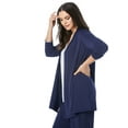 thumbnail image 4 of Roaman's Women's Plus Size Ultrasmooth Fabric Long-Sleeve Cardigan Stretch Jersey Topper, 4 of 5