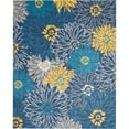 thumbnail image 2 of Nourison Passion Floral Blue 8' x 10' Area Rug, (8x10), 2 of 9