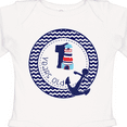 thumbnail image 4 of Inktastic 1 Years Old Nautical Anchor Boy Birthday Boys Long Sleeve Baby Bodysuit, 4 of 5