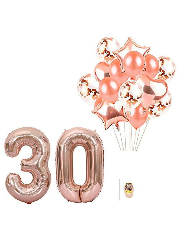 Fabel microscoop ziel 30th Birthday Balloons in 30th - Walmart.com