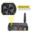 thumbnail image 3 of PEACNNG Convertisseur Audio Numérique vers Analogique 192kHz avec Récepteur Bluetooth 5.0, Convertisseur Optique vers RCA avec Volume Réglable, Audio Numérique Coaxial Optique vers Stéréo Analogique RCA, 3 of 8