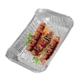 thumbnail image 2 of Bandejas de goteo para parrilla de papel de aluminio: paquete a granel de bandejas duraderas para parrilla Bandejas desechables para grasa para barbacoa compatibles con Made También ideal pa, 2 of 5