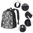 thumbnail image 2 of Balery Yin Yang With Black And White Mochila para hombre y mujer - Tela Oxford 600D resistente - Gran capacidad, resistente al agua, ideal para la escuela, viajes y senderismo, 2 of 6
