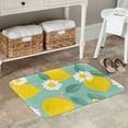 thumbnail image 7 of Pofeuu Lemons Chamomile Flowers And Leaves Print Flannel Doormats Rug16"x24"Rug Washable Doormats Indoor Outdoor Rugs for Layered Front Door Mats, Porch, Kitchen, Entryway, 7 of 7