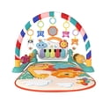 thumbnail image 1 of Eners Baby Gyms Play Mats Centro de actividades musicales Kick & Play Piano Gym Tummy Time Tapete acolchado para bebés recién nacidos (verde), 1 of 5