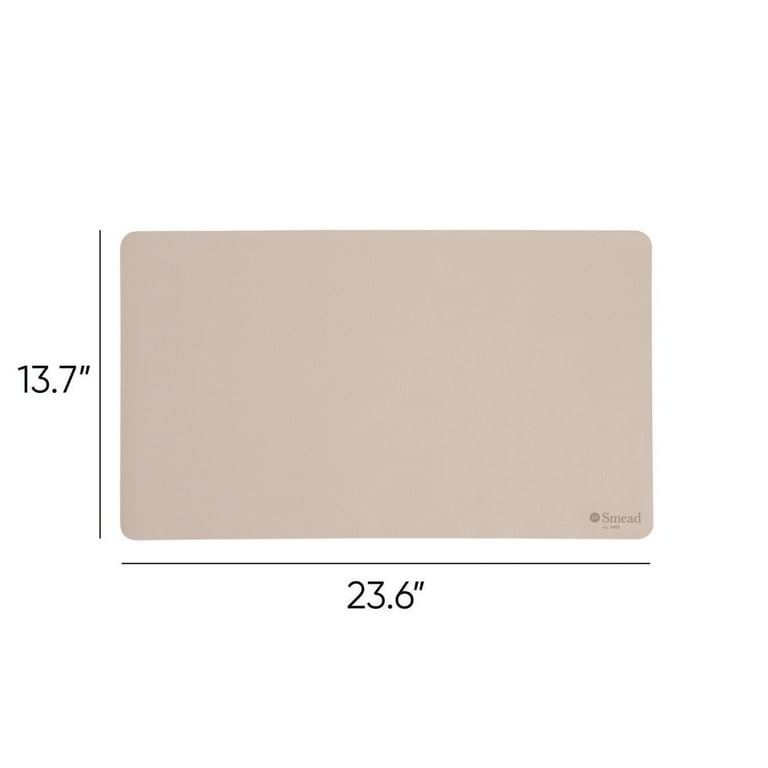Vegan Leather Desk Pads, 23.6 x 13.7, SandStone Vegan Leather Desk Pads, 23.6 x 13.7, SandStone