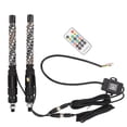 thumbnail image 2 of Luz de la Bandera LED, Impermeable de 1 Pie de 20 Colores, El Sonido Activado Látigo LED de Látigo Control Remoto de 12 A 24 V para RZR, 2 of 7