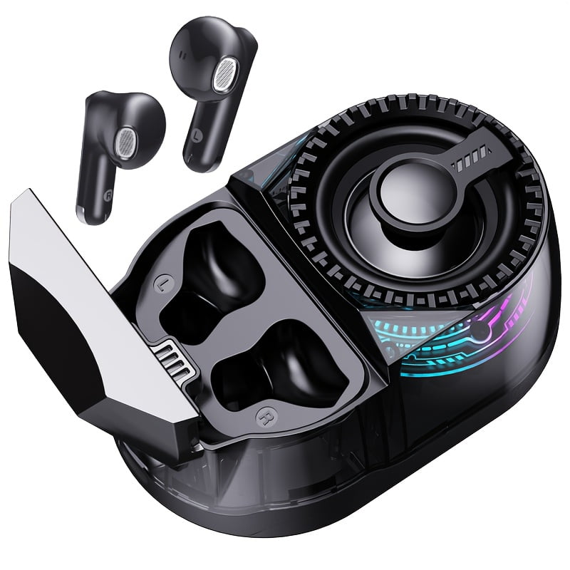 3-in-1 Wireless Speaker, Phone Holder & Headphones with Ambient Light, HD Stereo Sound for All Phones/Tablets. Perfect for Work, Travel, Gifts.