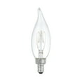 thumbnail image 2 of Better Homes & Gardens 4W (40W Equivalent) Soft White Dimmable CA10 White Filament Light Bulbs E12 Base 2 Pack, 2 of 10