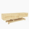 thumbnail image 6 of Tera 63'' Modern Desing TV Stand Console Table for up to 72 inch Flat or Curved Televisions Natural Oak Finish, 6 of 7