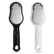 KASIU Foot Scrubber Set, Updated Blades, No Hurt Feet File, Powerful Pedicure Tool to Remove Callus and Dead Skin, Use in Shower Or Dry, Gentle Foot Scraper, 2Pcs