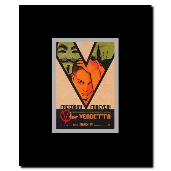 V for Vendetta Framed Movie Poster