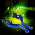 thumbnail image 4 of Ymiko 1 Pair/2pc Motorcycle Scooter CNC Aluminum Modification Double Disc Brake Lever, 4 of 8