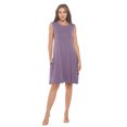 thumbnail image 2 of Lilac Dusty Small-Medium Size Sleeveless Midi Casual Dress, Flowy, Round Neck, Maternity, for Summer Dresses, 2 of 6