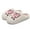 Bow, variant on BERANMEY Cute Valentine's Day Slippers for Women Soft Plush Comfy Warm Slip-On Rose Heart Love Couple Slippers fo Women Indoor Fluffy House Slippers for Women and Men Non-slip Fuzzy Flat Slides