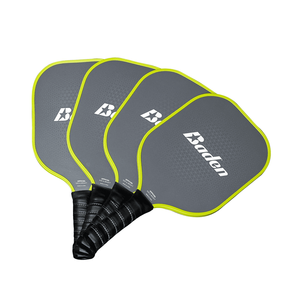 Champions Portable Pickleball Set -4 Paddles -3 Balls -Full Size Adjustable Net