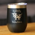 thumbnail image 2 of Bevvee Insulated Wine Tumbler 12 oz Udderly Fabulous Gifts for Wine Lovers Tumblers, 2 of 4