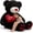 Black-heart, variant on MorisMos Brown Giant Teddy Bear 6ft Stuffed Animal "I Love You" Red Heart Jumbo Human Size Teddy Bear