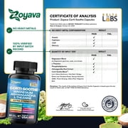 Cortisol Supplement Magnesium Glycinate 200mg L-Theanine 150mg Ashwagandha 150mg Phosphatidylserine 50mg & Cortisol Manager Lions Mane Holy Basil Ginkgo Biloba Bacopa Monnieri Valerian Root (3 Pack)