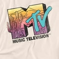 thumbnail image 3 of MTV Western Sky Women's Graphic T-Shirt Rolled Sleeve Tee, 3 of 6