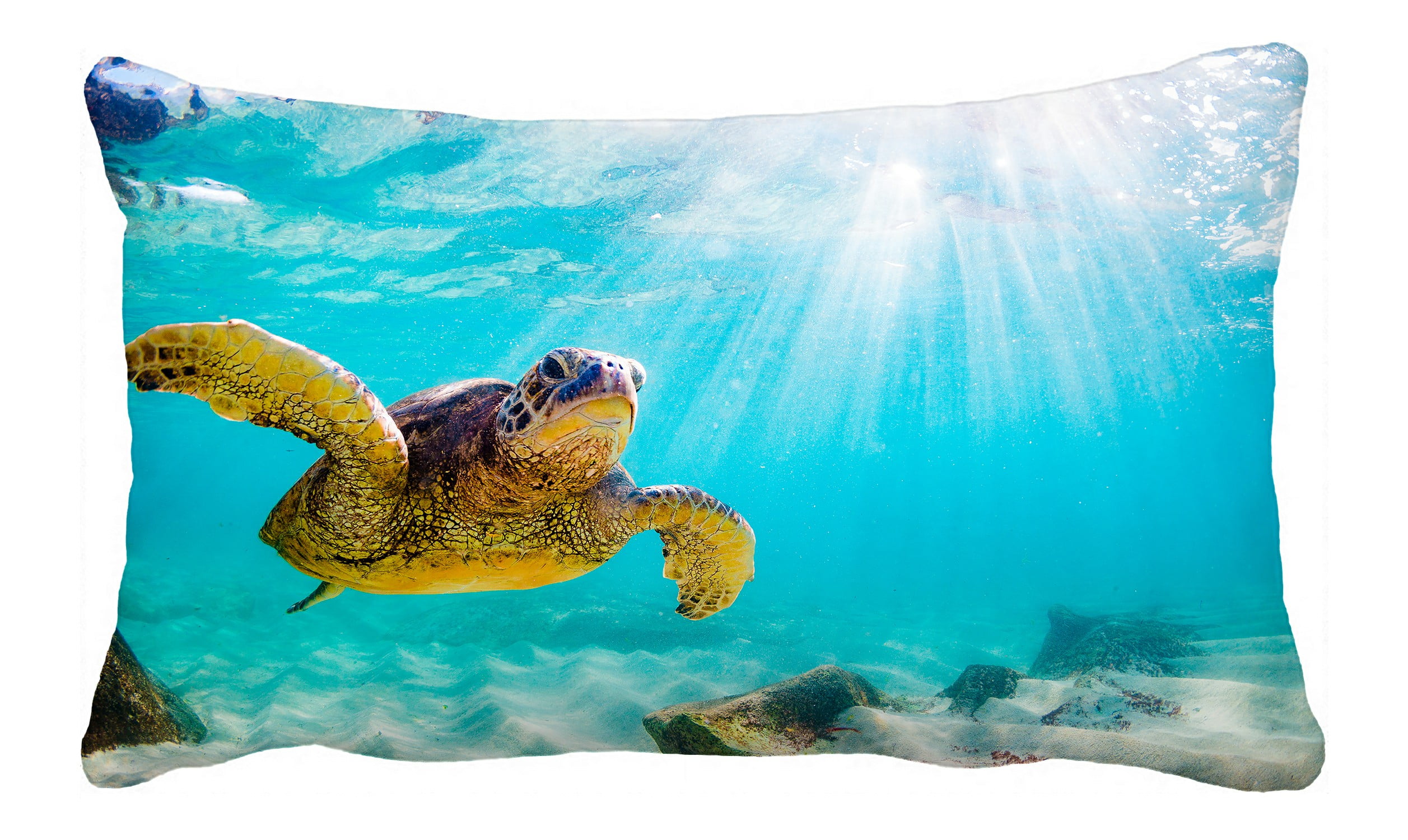 sea turtle cushion cover
