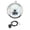 White Dial, variant on Universal 3 in 1 GPS Tachometer Speedometer Gauge 200KM/H 85mm Backlit Black Dial for Marine Yacht Boat RV Motorcycle Car