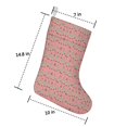 thumbnail image 5 of 3 Pcs Christmas Stockings,Pink Christmas Tree Pattern Stockings Christmas,14.8'' Xmas Stockings,Christmas Party Favors,Christmas Party Decorations,Christmas Stockings Personalized, 5 of 5