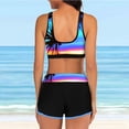 thumbnail image 5 of Edvintorg Women's Sporty Bikini Sets Two Piece Swimsuits Push Up Tank Tops with Boyshorts Bathing Suits Athletic Swimwear for Women, 5 of 7