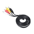 thumbnail image 3 of AMERTEER Câble de Caméscope Plug vers 3 AV Câble Audio Vidéo A/V Compatible pour Caméscopes JVC, 3 of 9