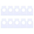 thumbnail image 1 of Miangastore Étiquettes Créatives Recto Verso en PVC Vierges pour Déco Blanches Réutilisables 100 Pcs, 1 of 9