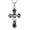 Daughter, variant on AOBOCO Gift for Mother Daughter Mom Grandma Sister Black Cross Pendant Necklace 925 Sterling Silver Faith Christian Religious Jewelry for Family