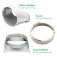thumbnail image 4 of Round Exhaust Hose Interface for 5.91in Diameter Duct Exhaust Hose Coupler Flange Tube Connector for Portable Air Conditioner, 4 of 7