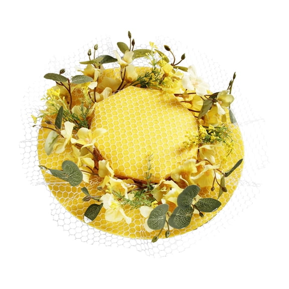 Fascinator Hat for Women Derby Hat Sun Hat Summer Beach Cap Elegant Dress