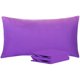 thumbnail image 1 of Chenchen King Pillowcase Set - 2 Pack Brushed Microfiber 20x40 Pillowcases - Soft, Wrinkle-Free, Fade-Resistant, Stain-Resistant, Purple Pillowcases with Envelope Closure - 20x40 Inches, Purple, 1 of 1
