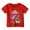 Red, variant on Toimothcn Girls T-Shirts Casual Cartoon Dinosaur Printed Round Neck Short Sleeve Cool Breathable Tee Shirt Comfy Girls Summer Clothes 2-3 Years