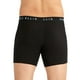 thumbnail image 4 of Calzoncillos tipo bóxer Perry Ellis de algodón elástico para hombre, paquete de 5, color negro, 4 of 5