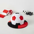 thumbnail image 3 of Vjnyvs Egypt Football Fans Hat Novelty Flag Pattern Hat Funny Cheer Accessories for Football Party Celebration Accessories, 3 of 7