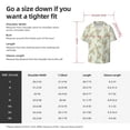thumbnail image 5 of Fotbe Rose Camisa Estampada de Manga Corta para Hombre, Casual de Verano, Estilo Playero, Sin Arrugas-X-Large, 5 of 5