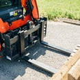 thumbnail image 5 of Titan Attachments 45" Skid Steer Pallet Fork Frame Attachment, 36" Fork Blades, Rate 4,000 LB, Quick Tach Tractor, 2" Receiver Hitch, 5 of 10