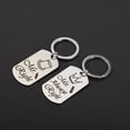 thumbnail image 5 of Motoforti 2 Pcs Friendship Inspirational Keychain Keyring Couple Valentine Birthday Gifts for Lover, 5 of 7
