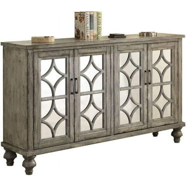 Ergode Console Table (4 Door) Weathered Gray