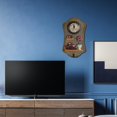 thumbnail image 3 of Reloj de pared Perfecl estilo europeo decorativo madera 26 cm x 17 cm x 1 cm, 3 of 5
