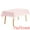 Pink, variant on Unique Bargains Rectangle Cotton Linen Table Cover with Tassels for Dining Table Khaki 51"x71"