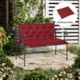 thumbnail image 2 of Outsunny 2 Seater Garden Bench Cushions, 4.7 Inch Thick Outdoor Soft Pad, 2 of 10