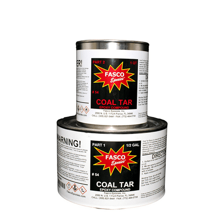 Fasco #54 - Coal Tar Epoxy - 1.5 Gallon Kit