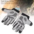 thumbnail image 4 of Guantes De Montar Con Dedos Completos, Pantalla Táctil Antideslizante Que Absorbe Los Golpes, Guantes De Bicicleta De Montaña Transpirables Grises, Tela De Goma Para, 4 of 7