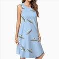 thumbnail image 2 of Ufo Alien Dress Loose Women'S Dress Beach Dresses With Pockets Dresses For Womens, 2 of 4