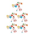 thumbnail image 3 of Dalazy Geometric Shape Puzzles With Knobs Toys Designed For Young Minds Encourage 5Set, 3 of 6